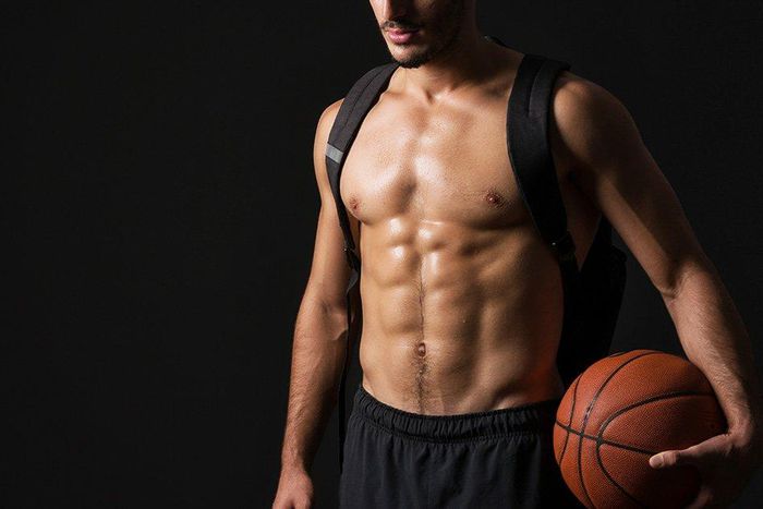 Abs workout you can do with a basketball.