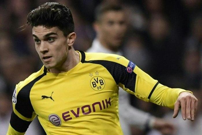 Borussia Dortmund defender Marc Bartra in action during a Champions League match against Real Madrid in 2016