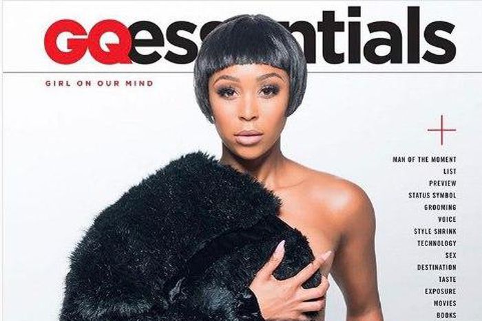 Minnie Dlamini covers GQ Magazine South Africa