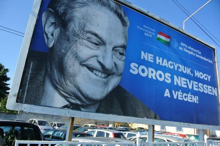 The Hungarian government has launched an anti-immigrant campaign against US billionaire George Soros, accusing him of wanting to allow more migrants into the country, which Soros has denouced as anti-Semitic