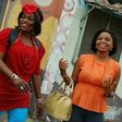 Funke Akindele and Juliana Olayode in "Jenifa's Diary"