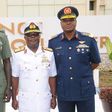 L-R: Chief of Defence Staff, General Abayomi Gabriel Olonisakin; Chief of Army Staff; Lieutenant General Tukur Buratai; Chief of Naval Staff, Admiral Ibik–Eke Ibns; and Chief of Air Staff, Air Marshal Sadique Abubakar