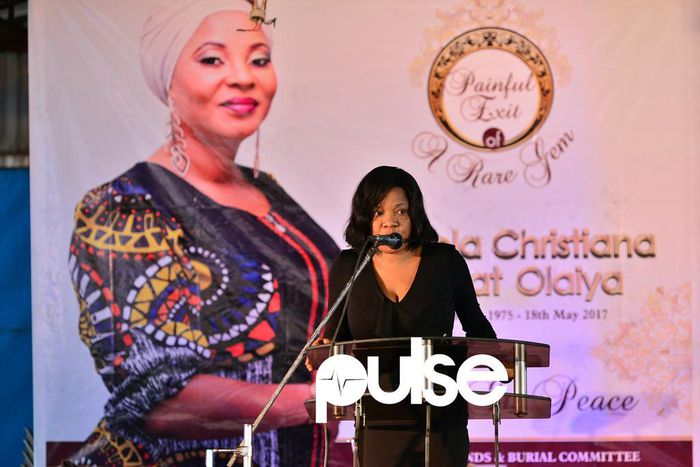 Toyin Aimakhu at Moji Olaiya's Service of Songs
