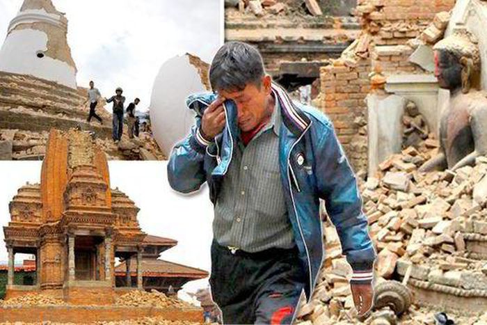 A 8.1 magnitude earthquake ripped Nepal apart