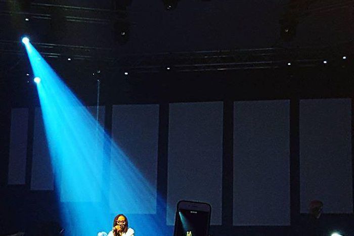 Asa performing at her 'Asa Live In Lagos: Encore' concert