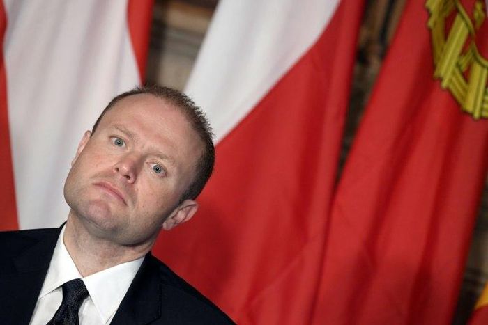 Malta's Prime Minister Joseph Muscat, pictured in March 2017, has been battling fresh allegations that a third Panamanian offshore company belongs to his wife