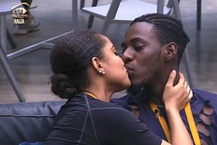 Soma and Gifty share a kiss