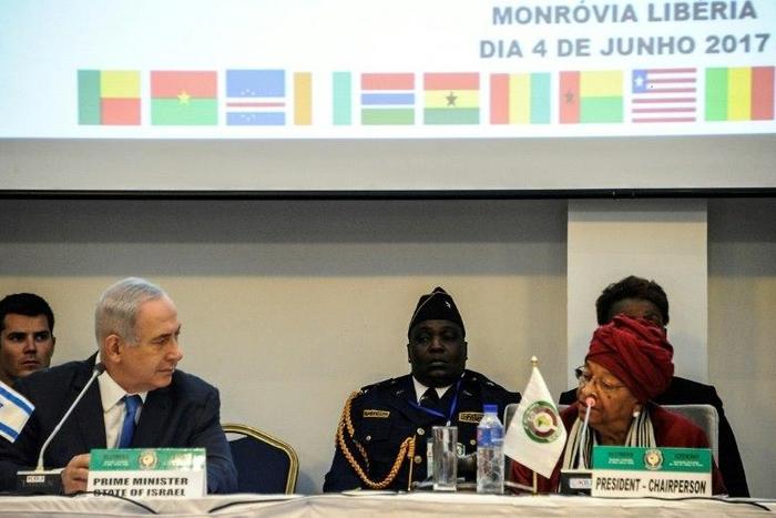 Israeli premier Benjamin Netanyahu told ECOWAS head Ellen Johnson Sirleaf: 'Israel is coming back to Africa'