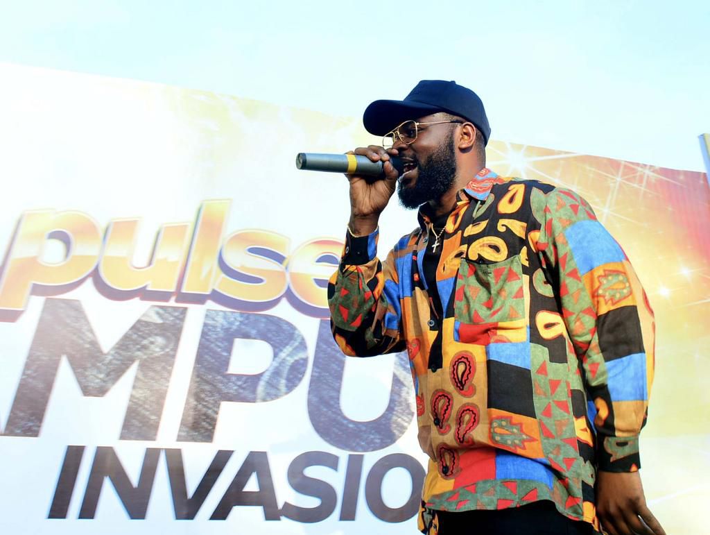 performing at the MTN Pulse Campus Invasion, Kwara State