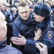 The United States and the European Union voiced concern about the arrest of Russian opposition leader Alexei Navalny and more than 1,000 others at a demonstration in Moscow