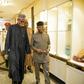 President Muhammadu Buhari and Vice President, Yemi Osinbajo after the president's arrival from London on March 10, 2017.