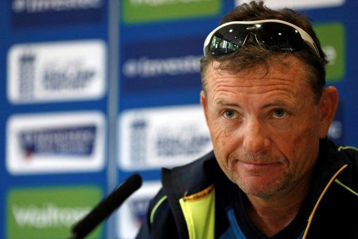 Sri Lanka's coach Graham Ford listens to a question during a press conference at Lord's cricket ground in London on June 8, 2016