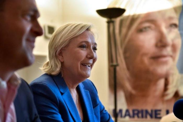 Defeated French presidential candidate Marine Le Pen is seeking to rally her far-right National Front ahead of next month's parliamentary elections