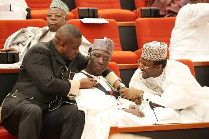 Senator Wakili (middle)
