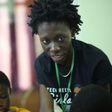 Abigail Asamoah gives back to the community volunteering to mentor young girls in Ghana through the Tech Needs Girls initiative.