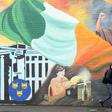 Murals on the Catholic Falls Road in Belfast, scene of relative peace for the past 20 years