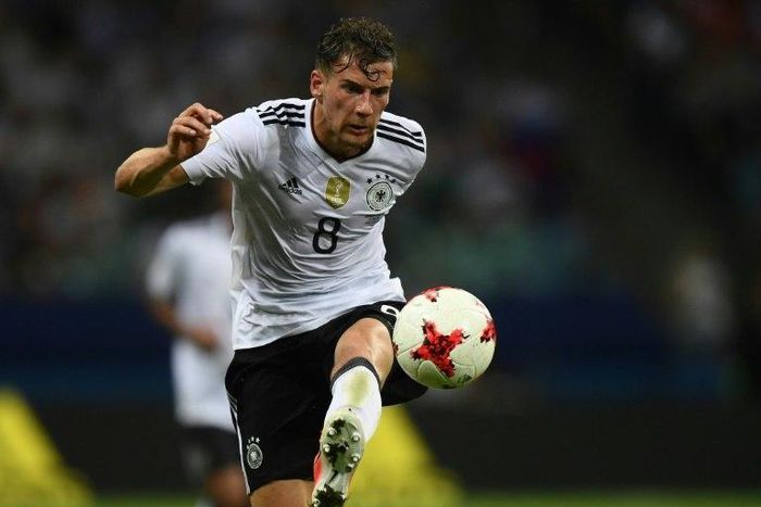 Germany's midfielder Leon Goretzka secured his position as a Confederations Cup top scorer and his team's position in the finals when he scored two goals against Mexico
