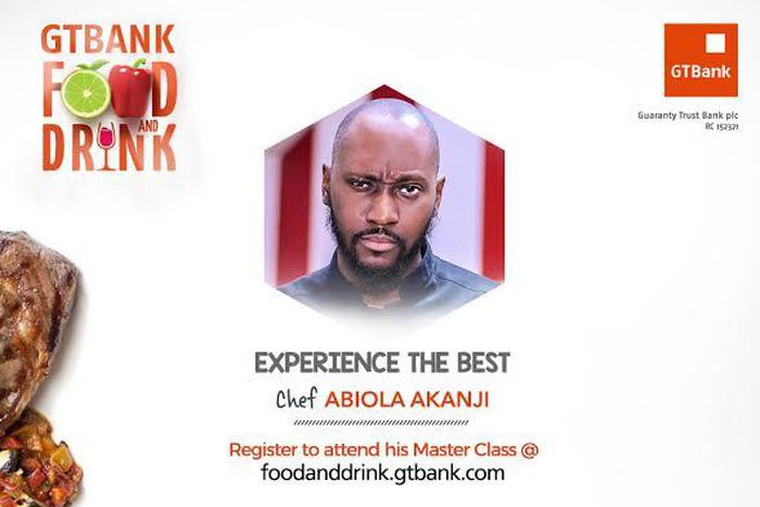 Chef Stone is coming to the GTBank Food and Drink Fair
