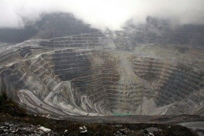 Rio Tinto has indicated its future involvement in Grasberg (pictured) -- one of the world's biggest gold and copper mines located in Indonesia's Papua province -- is under consideration