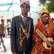 An Indian bride with her bat