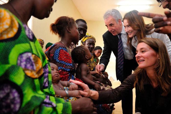 The Bill and Melinda Gates Foundation (Melinda Gates pictured right).