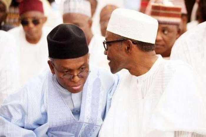 President Muhammadu Buhari and Kaduna State Governor, Nasir El-Rufai.