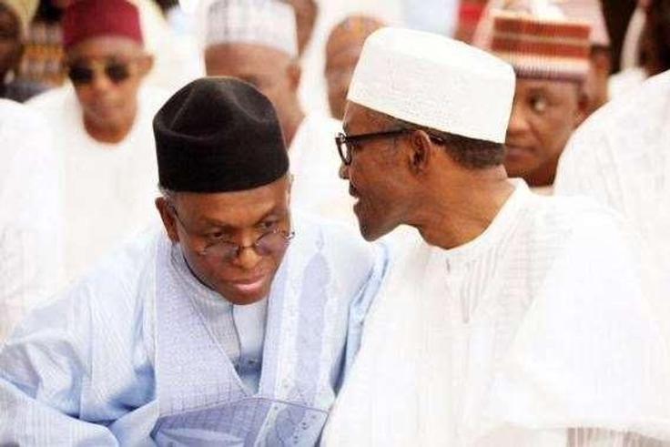 President Muhammadu Buhari and Kaduna State Governor, Nasir El-Rufai.