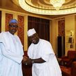 President Muhammadu Buhari meets with Kogi State Governor, Yahaya Bello at the Presidential Villa in Abuja on February 18, 2016.