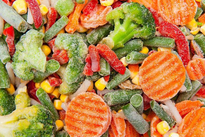 fresh or frozen fruits and veggies