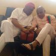 (L) Former Abia Governor, Orji Uzor Kalu and IPOB leader, Nnamdi Kanu (R).