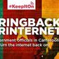 The #BringBackOurInternet campaign is a protest of the government-sanctioned Internet shut down in Cameroon.
