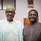 President Muhammadu Buhari and Femi Adesina