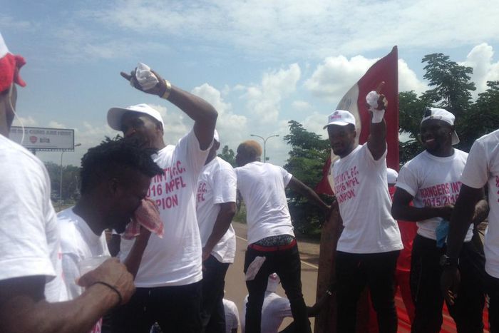 Enugu Rangers title parade