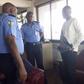 Apostle Johnson Suleiman pictured in a meeting with the Deputy Inspector General of Police, Joshak Habila and the Commissioner of Police, Okoye Celestine