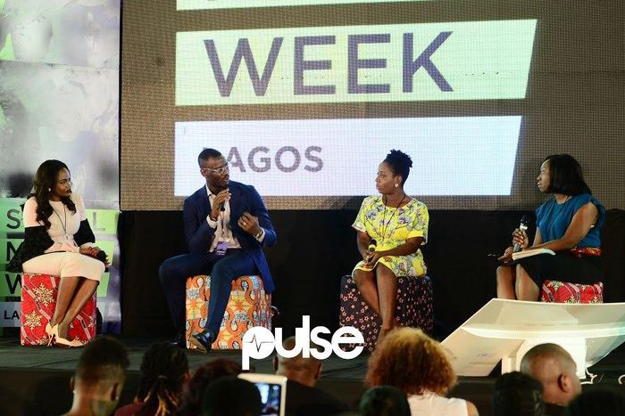 "How Live Video Can Transform African Storytelling" panel at SMW Lagos