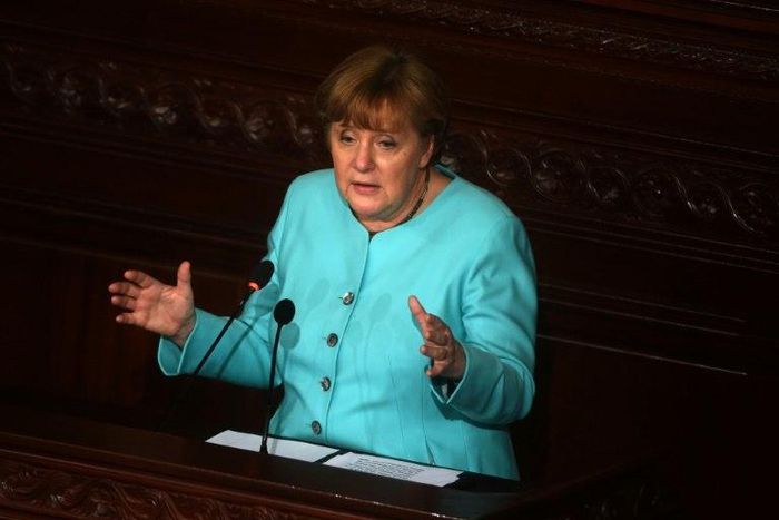 Germany's Prime Minister Angela Merkel is currently on an official visit to Tunisia