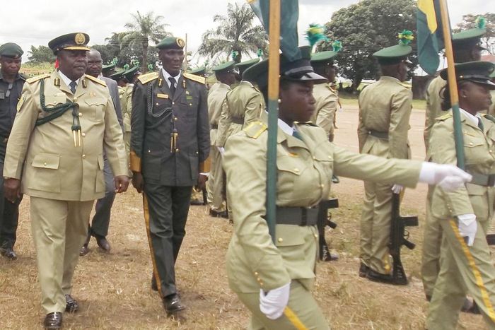 Passing out of 6th Prisons Basic Recruit Course in Owerri.