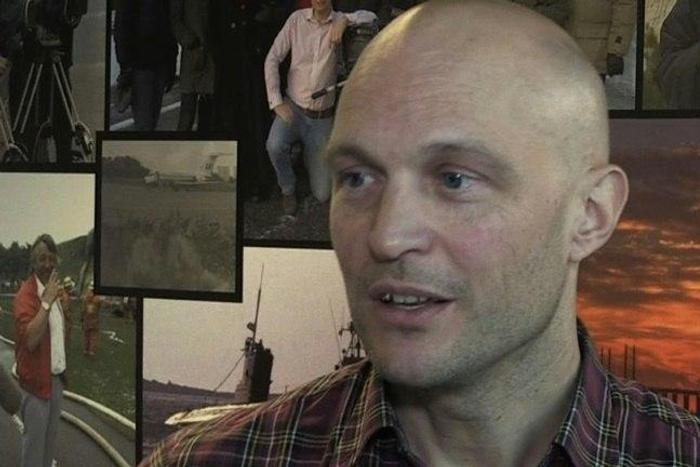 Swedish journalist Fredrik Onnevall speaks with AFPTV