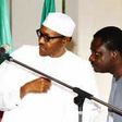 President Muhammadu Buhari and Femi Adesina