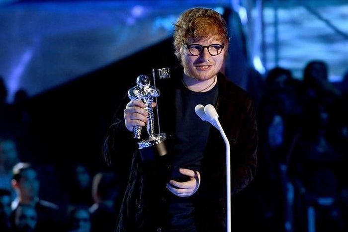 Ed Sheeran at the 2017 MTV VMAs