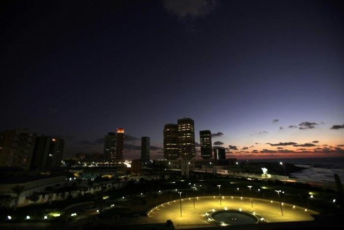 A panoramic view of the Libyan capital Tripoli where backers of the "Government of National Salvation" tried to take over three ministry buildings
