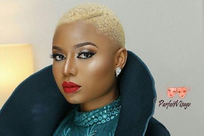 Nancy Isime rocks low blonde haircut
