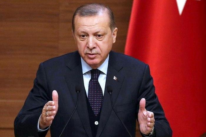 Turkish President Recep Tayyip Erdogan delivers a speech to publishers during a rally in Ankara, on March 22, 2017