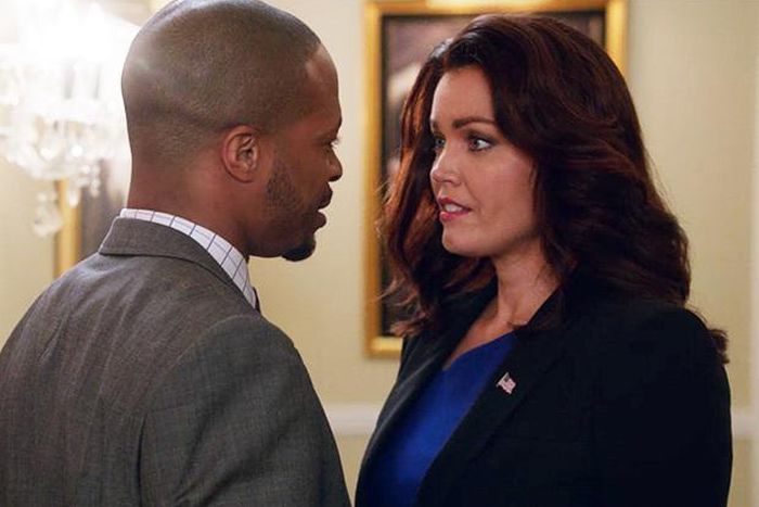 Mellie and Marcus in new episode of "Scandal"