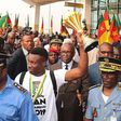 Cameroon players arrive home to heroes’ welcome