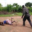 A man beating his wife (for illustrative purpose)