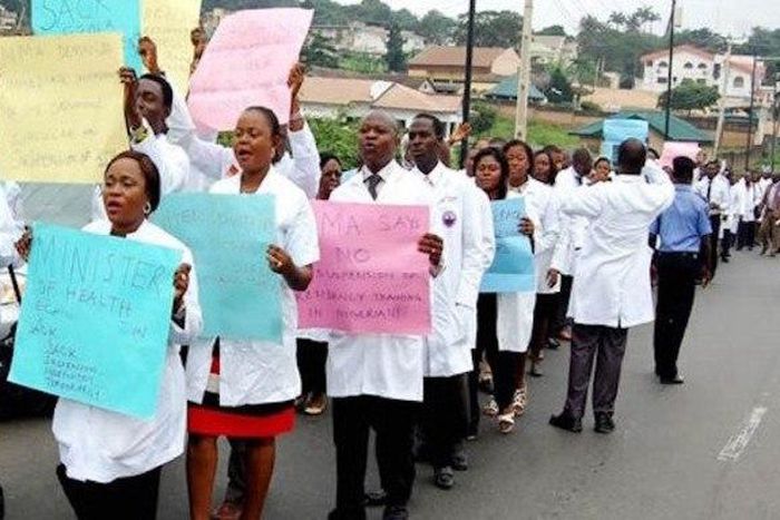 Striking doctors - Photo for illustrative purpose