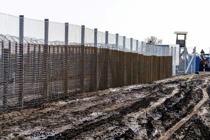 Under a new law all asylum seekers in Hungary will be confined to container camps near the borders with Croatia and Serbia, which is pictured here