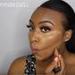 Highlight and contour gives the face a chiseled look