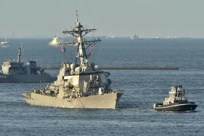 The incident comes just weeks after seven American sailors were killed when their Navy destroyer collided with a Philippine-flagged cargo ship in a busy shipping channel off Japan's coast